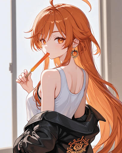 Mavuika (Eat Orange Candy Stick)